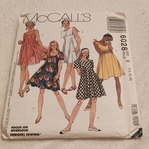 Vintage McCall's Dress Pattern